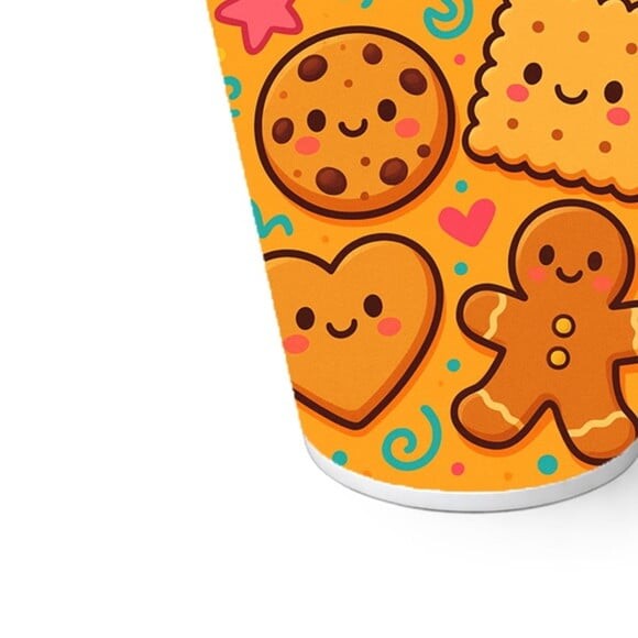 Copo de Papel Aniversário Festa Biscoitinhos