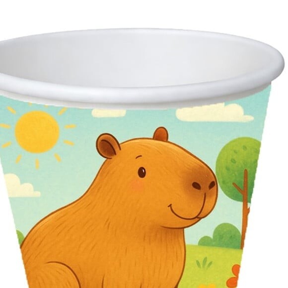Copo de Papel Aniversário Festa Capivara