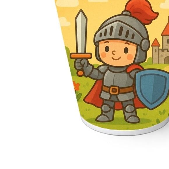 Copo de Papel Aniversário Festa Cavaleiro Medieval