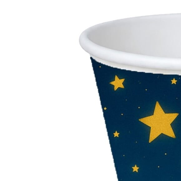 Copo de Papel Aniversário Festa Céu Estrelado