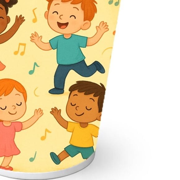 Copo de Papel Aniversário Festa Dança