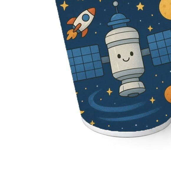 Copo de Papel Aniversário Festa Estação Espacial