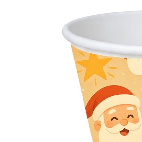 Copo de Papel Aniversário Festa Feliz Natal