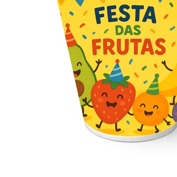 Copo de Papel Aniversário Festa Festa das Frutas