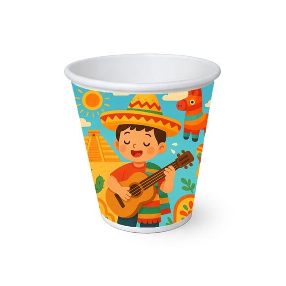 Copo de Papel Aniversário Festa Festa Mexicana