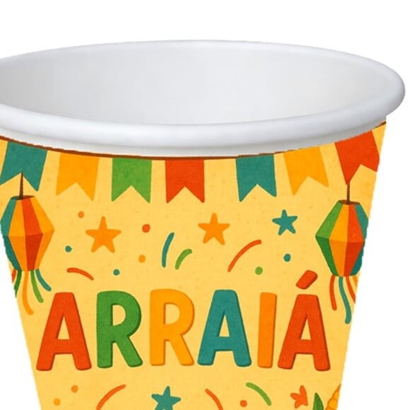Copo de Papel Aniversário Festa Festa Junina Arraiá