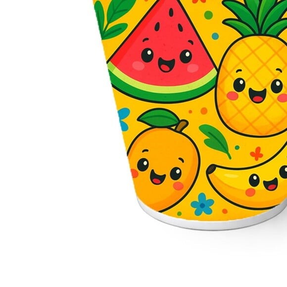 Copo de Papel Aniversário Festa Frutas Tropicais