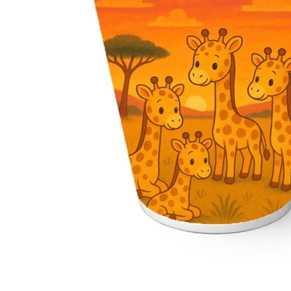 Copo de Papel Aniversário Festa Girafinhas