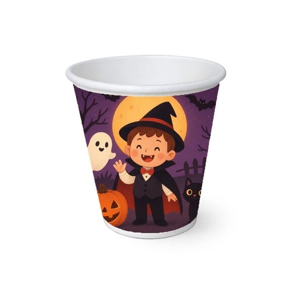 Copo de Papel Aniversário Festa Halloween