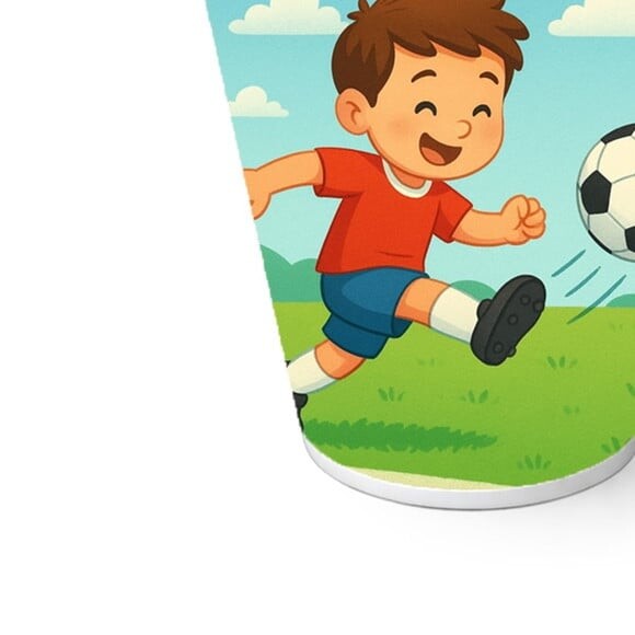 Copo de Papel Aniversário Festa Jogador de Futebol
