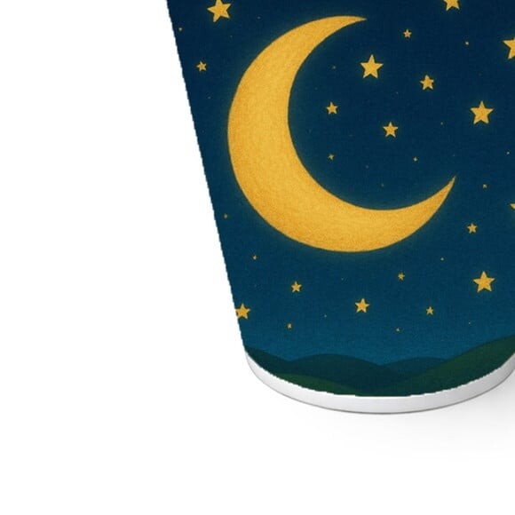 Copo de Papel Aniversário Festa Lua e Estrelas
