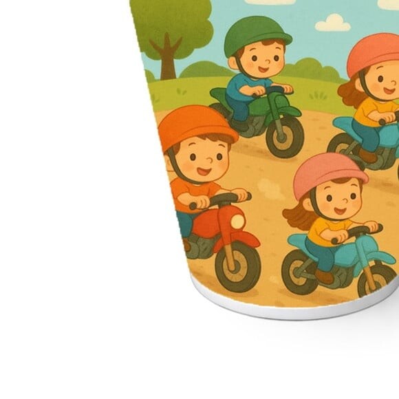 Copo de Papel Aniversário Festa Motocicletas Kids