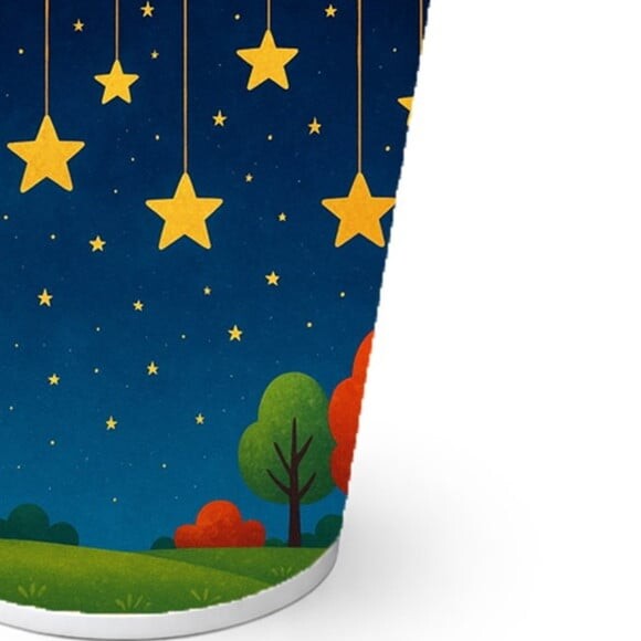 Copo de Papel Aniversário Festa Noite das Estrelas