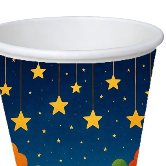 Copo de Papel Aniversário Festa Noite das Estrelas