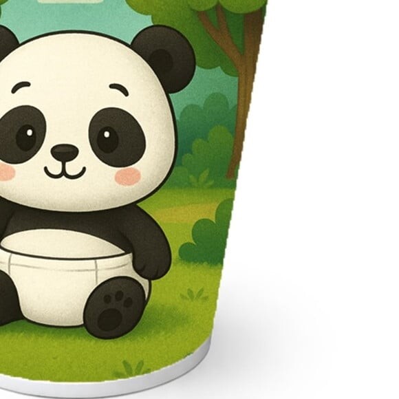 Copo de Papel Aniversário Festa Panda Baby