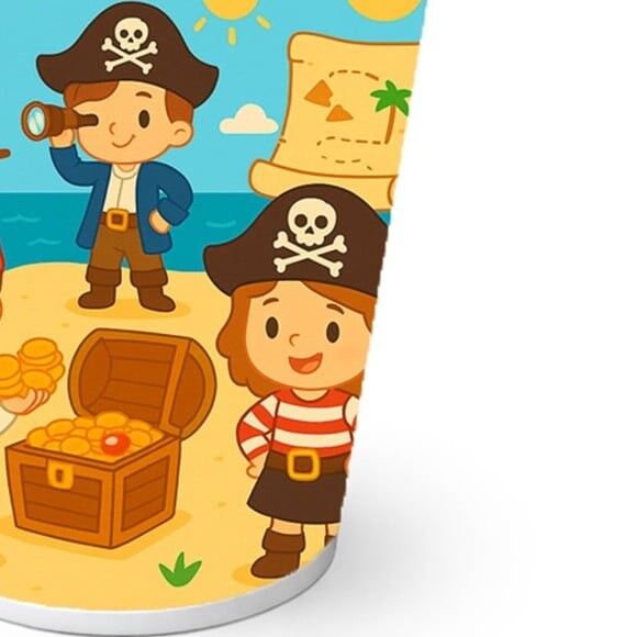 Copo de Papel Aniversário Festa Piratas