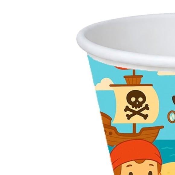 Copo de Papel Aniversário Festa Piratas