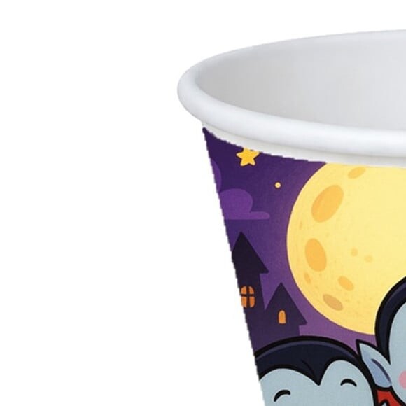 Copo de Papel Aniversário Festa Vampirinhos Fofinhos