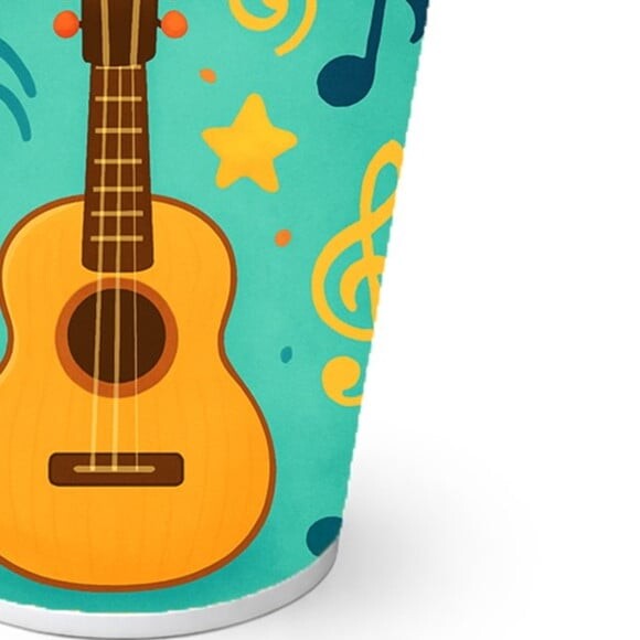 Copo de Papel Aniversário Festa Violão