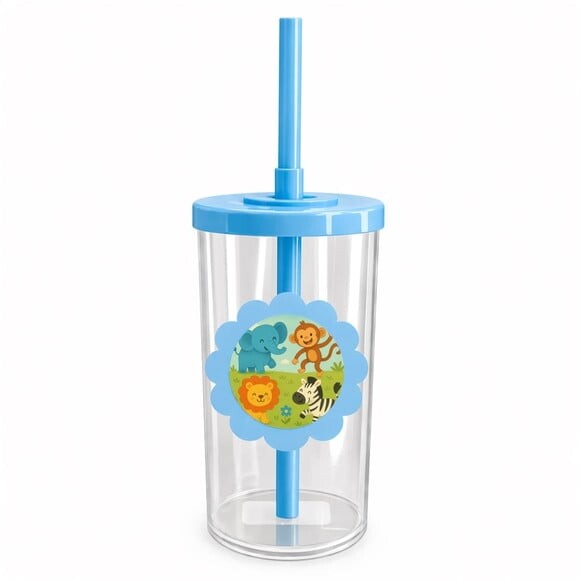 Copo Short Drink Flor Personalizado Animais Divertidos