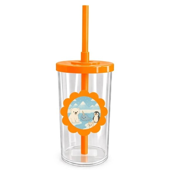 Copo Short Drink Flor Personalizado Animais do Ártico