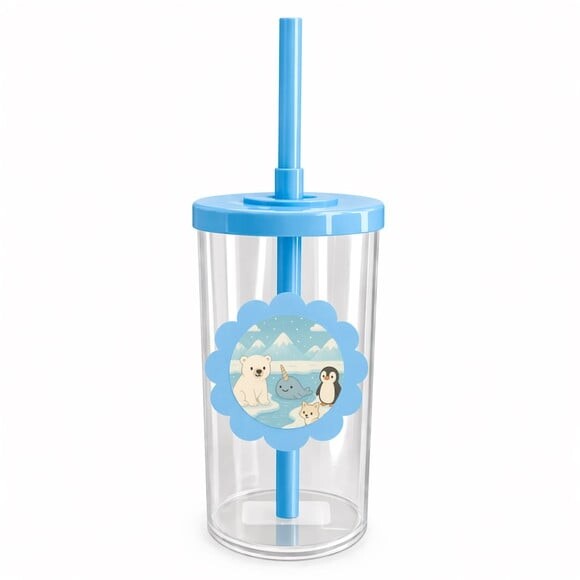 Copo Short Drink Flor Personalizado Animais do Ártico