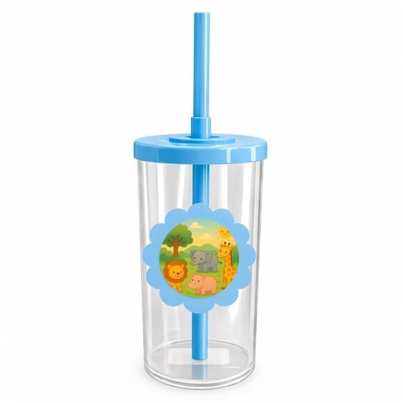 Copo Short Drink Flor Personalizado Animais Selvagens