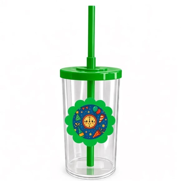 Copo Short Drink Flor Personalizado Ano Novo
