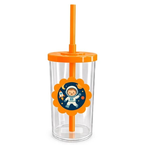 Copo Short Drink Flor Personalizado Astronauta