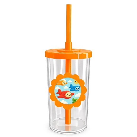 Copo Short Drink Flor Personalizado Aviões