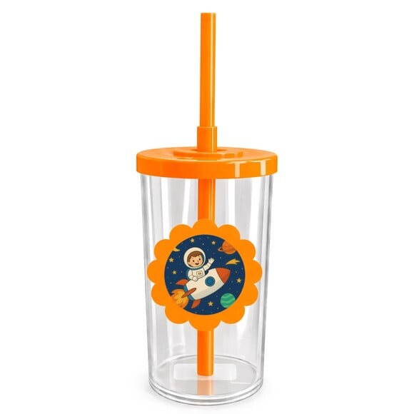 Copo Short Drink Flor Personalizado Aventura Espacial