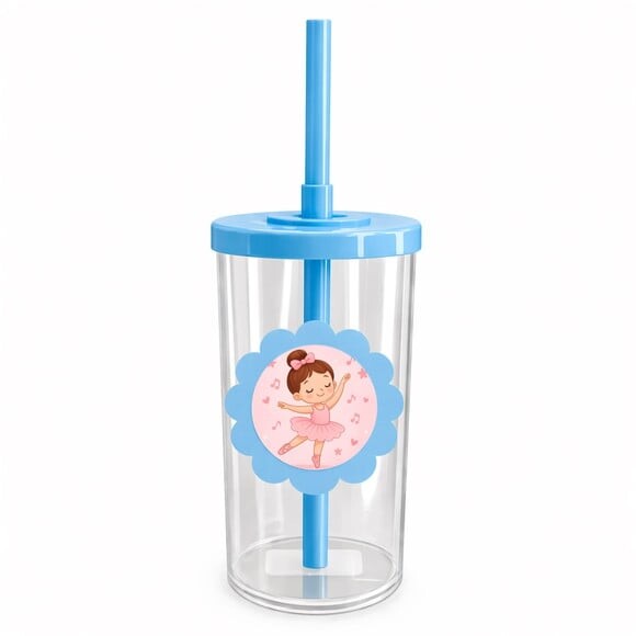 Copo Short Drink Flor Personalizado Bailarina