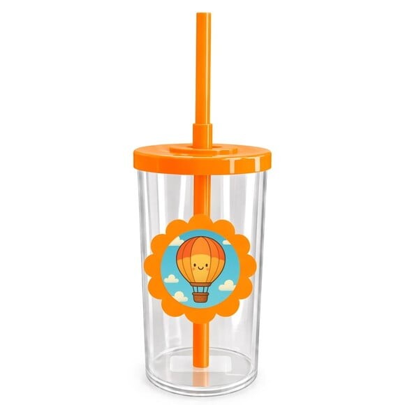 Copo Short Drink Flor Personalizado Balão de Ar Quente