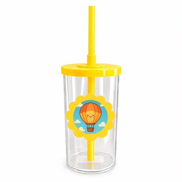 Copo Short Drink Flor Personalizado Balão de Ar Quente
