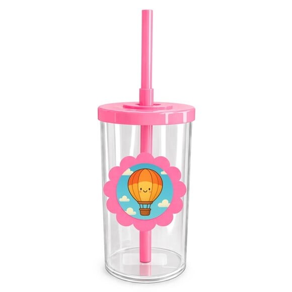 Copo Short Drink Flor Personalizado Balão de Ar Quente
