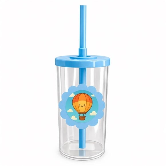 Copo Short Drink Flor Personalizado Balão de Ar Quente
