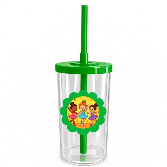Copo Short Drink Flor Personalizado Balé