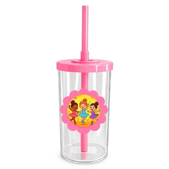 Copo Short Drink Flor Personalizado Balé