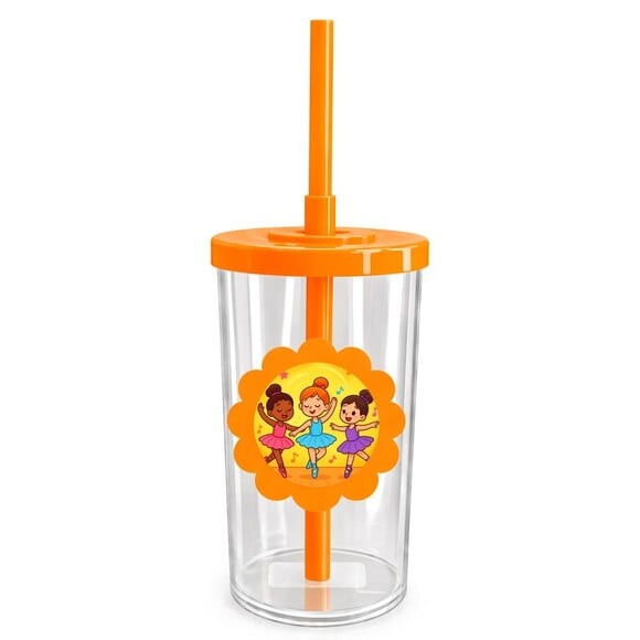 Copo Short Drink Flor Personalizado Balé