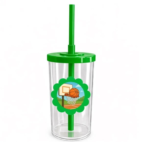 Copo Short Drink Flor Personalizado Basquete