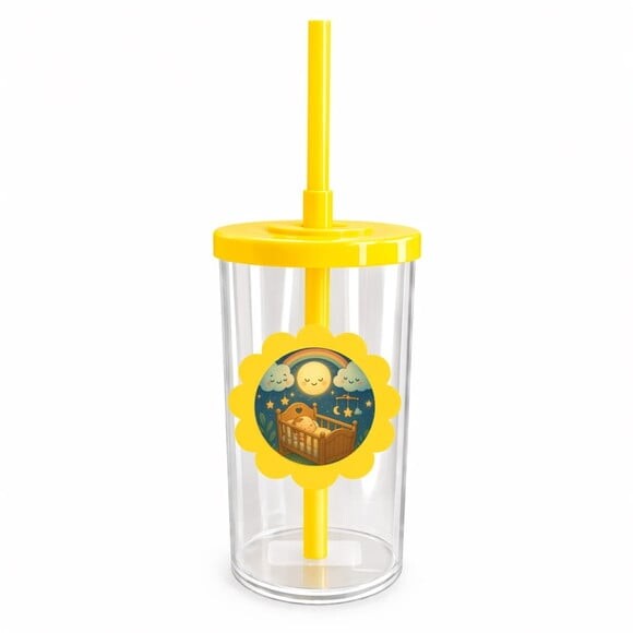 Copo Short Drink Flor Personalizado Berço Encantado