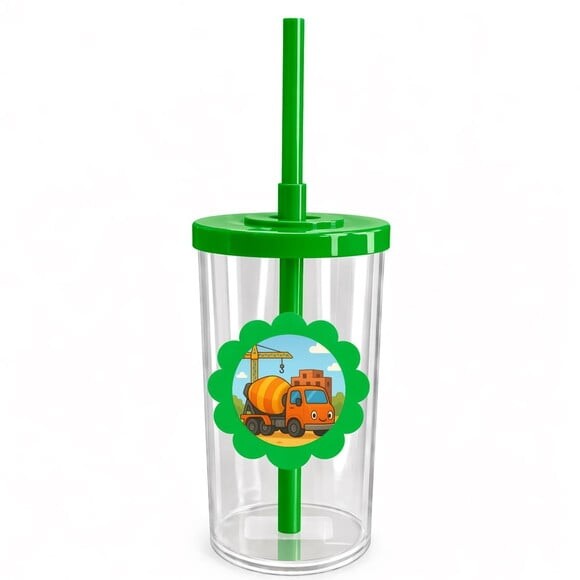 Copo Short Drink Flor Personalizado Betoneira