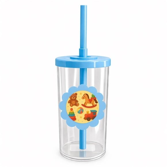 Copo Short Drink Flor Personalizado Brinquedos Clássicos
