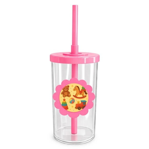 Copo Short Drink Flor Personalizado Brinquedos Clássicos
