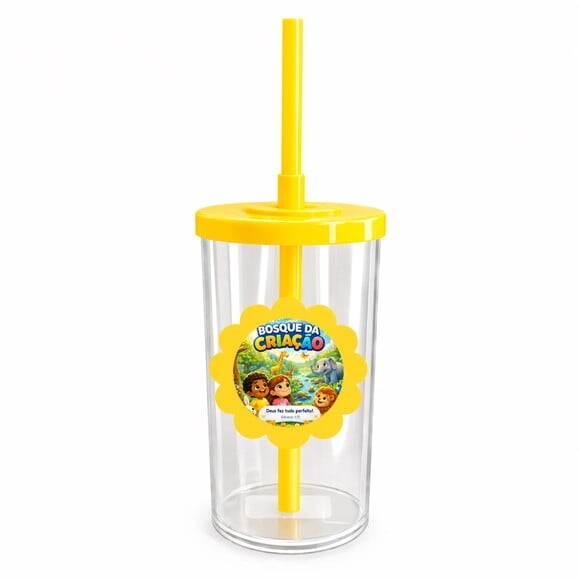 Copo Short Drink Flor Personalizado Bosque da Criação