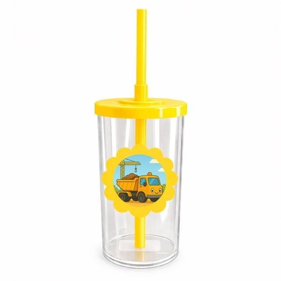 Copo Short Drink Flor Personalizado Caminhão Caçamba