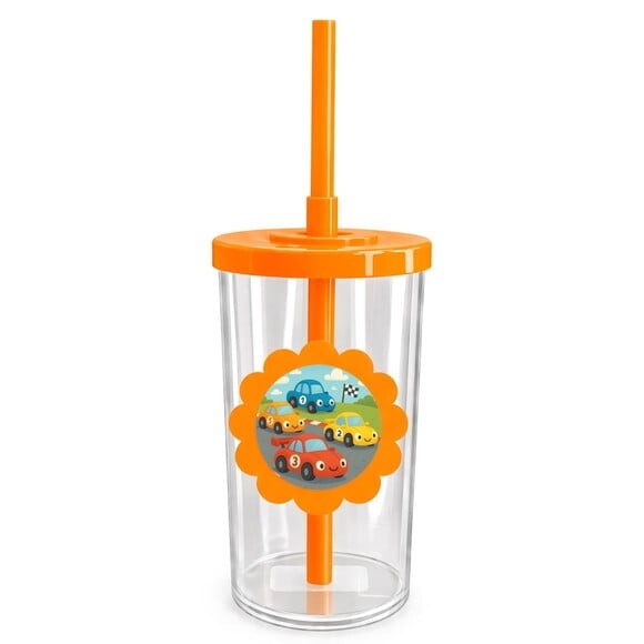 Copo Short Drink Flor Personalizado Carros de Corridas