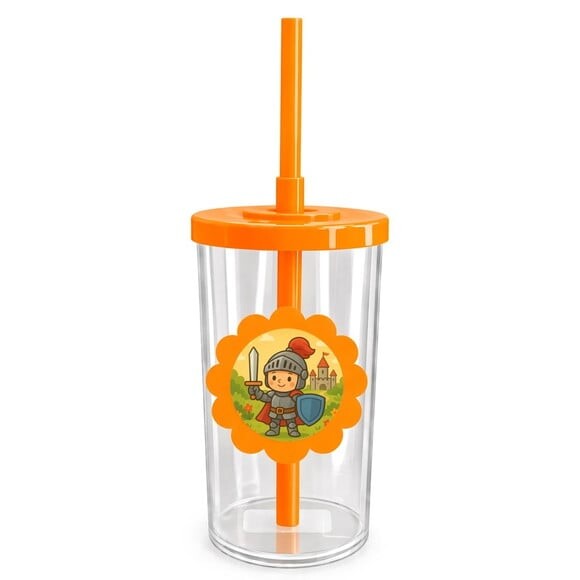 Copo Short Drink Flor Personalizado Cavaleiro Medieval