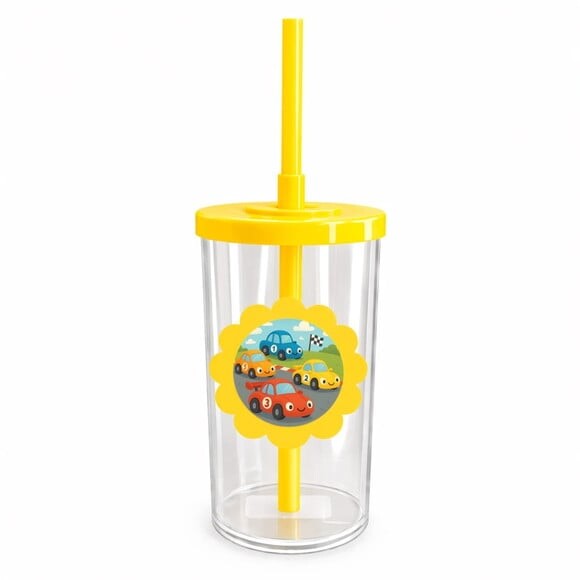 Copo Short Drink Flor Personalizado Carros de Corridas