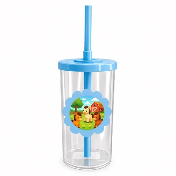 Copo Short Drink Flor Personalizado Cavalinhos
